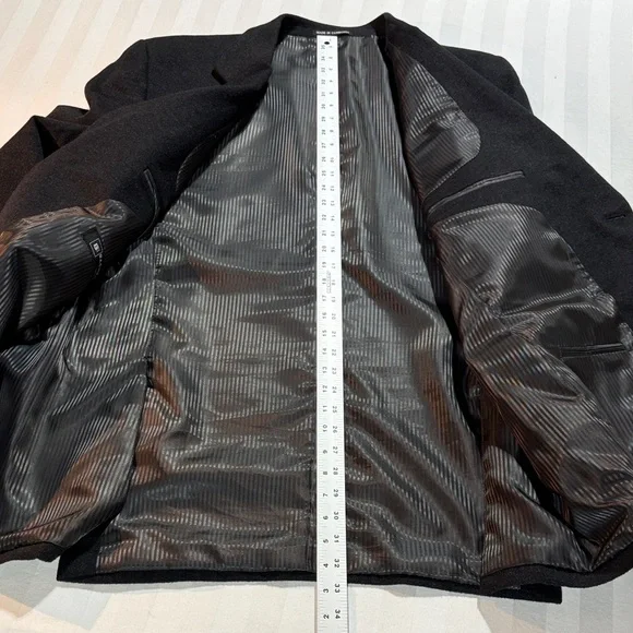 Bachrach 100% Camel Hair Blazer Dark Gray Sport Coat Men’s Suit Jacket EUC - Picture 12 of 15